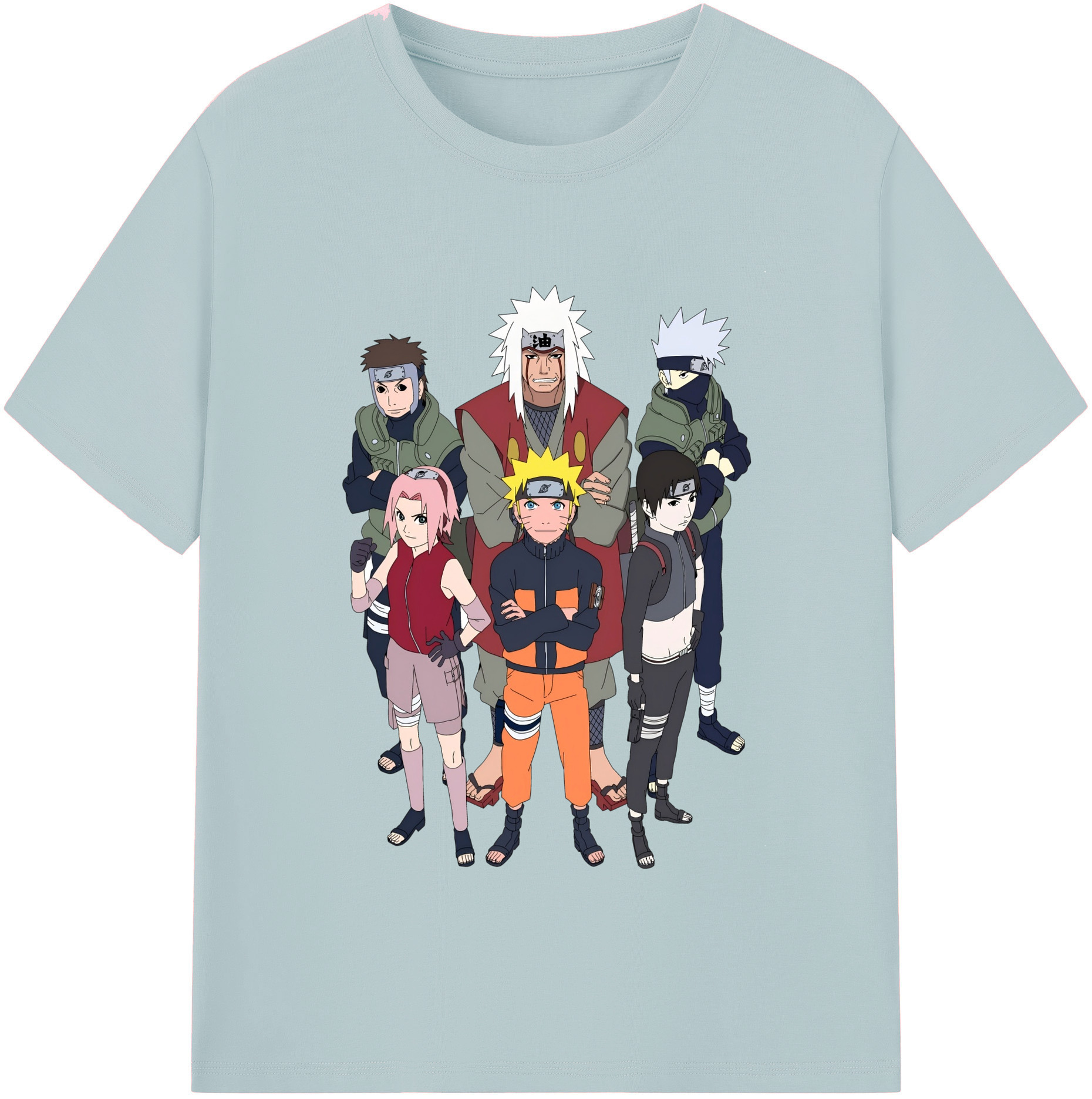 （画像用） NARUTO -ナルト- うずまき ナルト Uzumaki Naruto 綿100％半袖Tシャツ（フロントプリント）